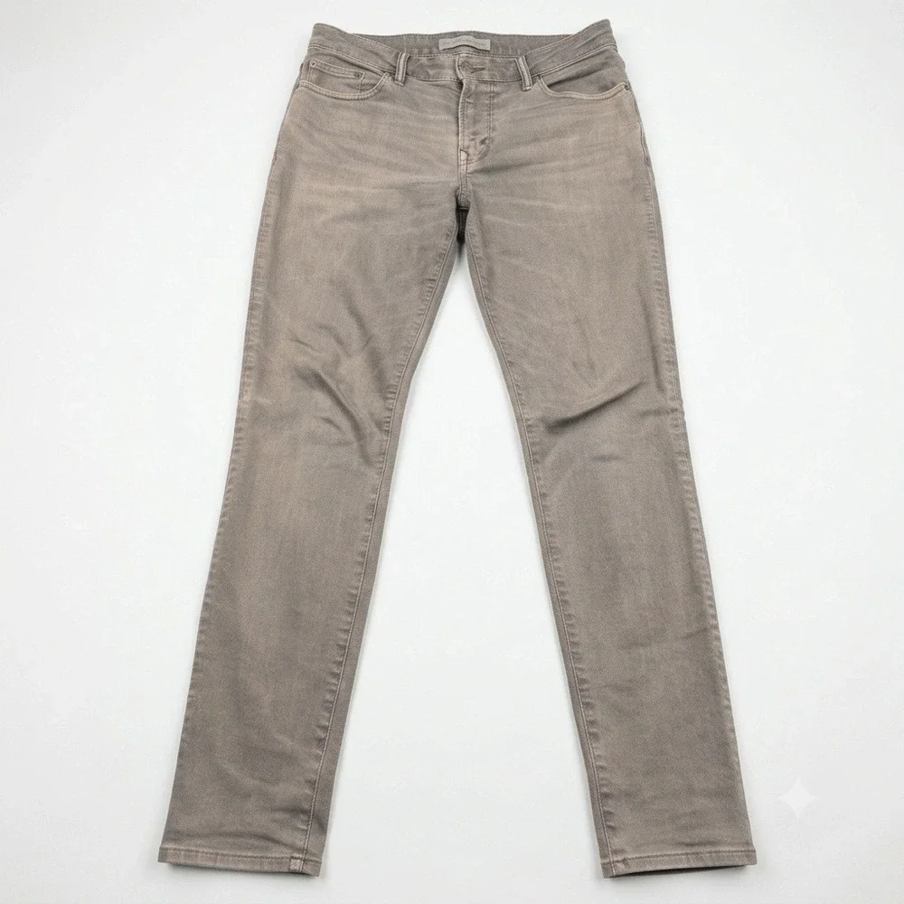 American Eagle Ne(x)t Level Flex Mens Gray Slim Straight Jeans 30x32 Stretch